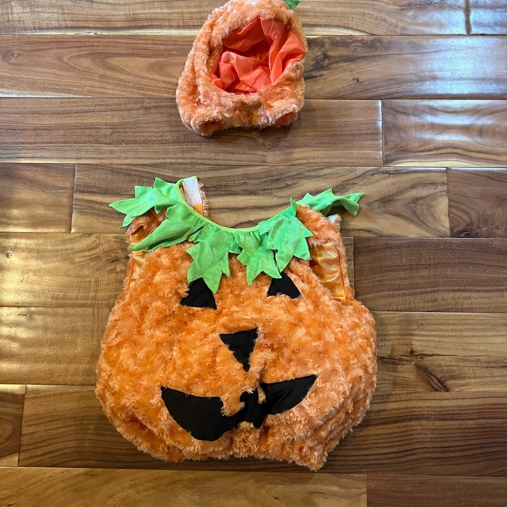 Toddler pumpkin costume
